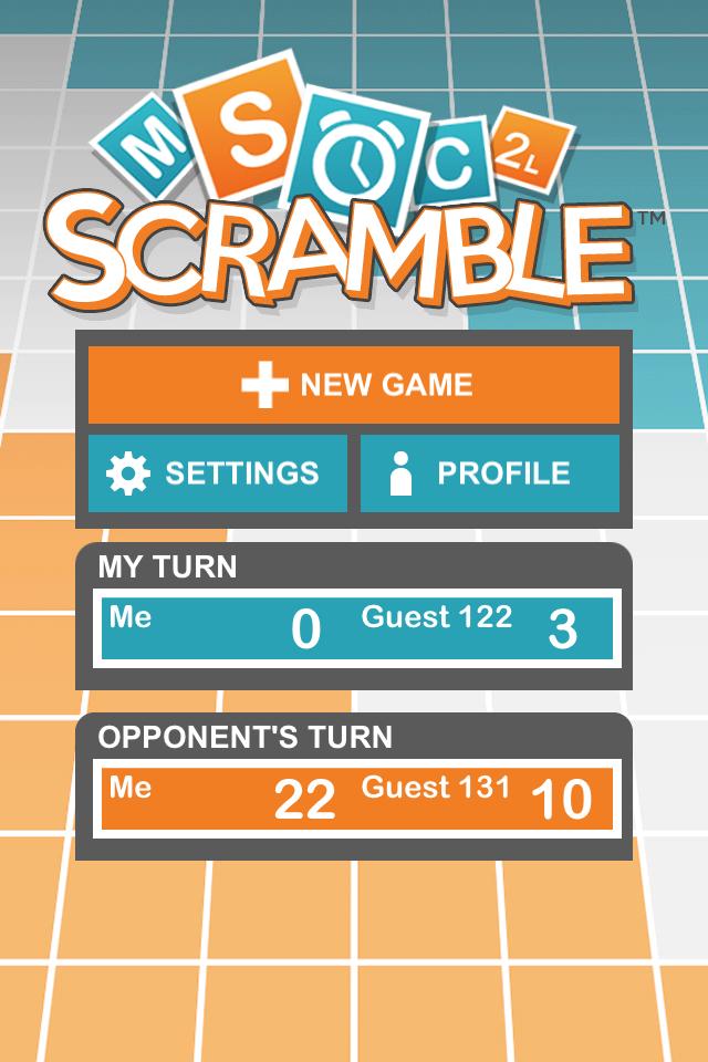 Scramble gameplay 1